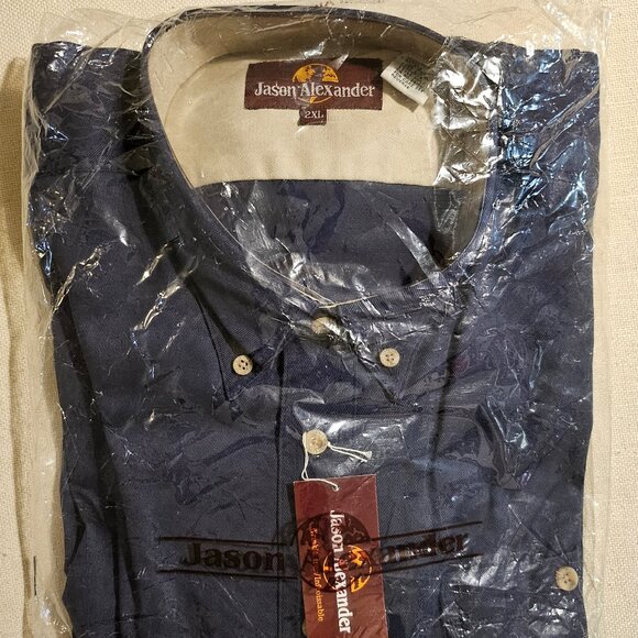 Jason Alexander Men's 2XL Long Sleeve Button Down Shirt - Picture 1 of 4